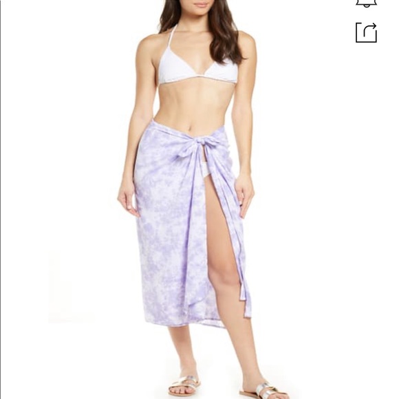 Tiare Hawaii Other - Perfect condition TIARE HAWAII Cover-up Pareo Soft Indigo/ White